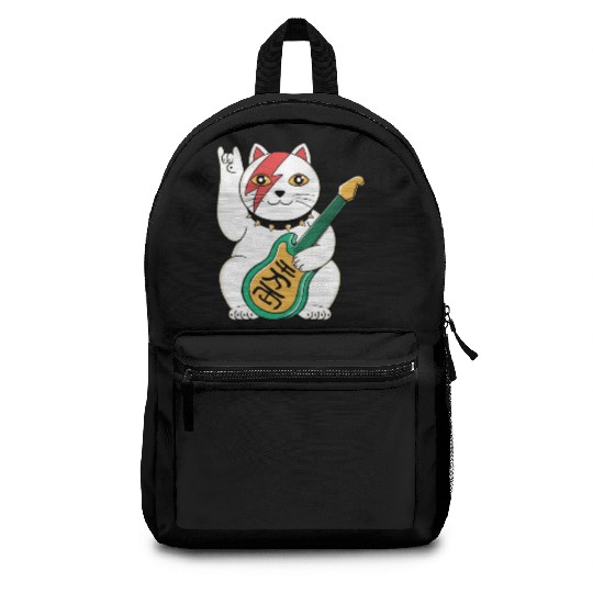 Lucky Cat Guitar Guitarist Backpacks
