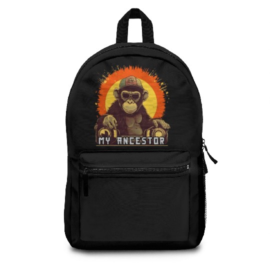 My Ancestor Monkey Cool DJ Ape Backpacks