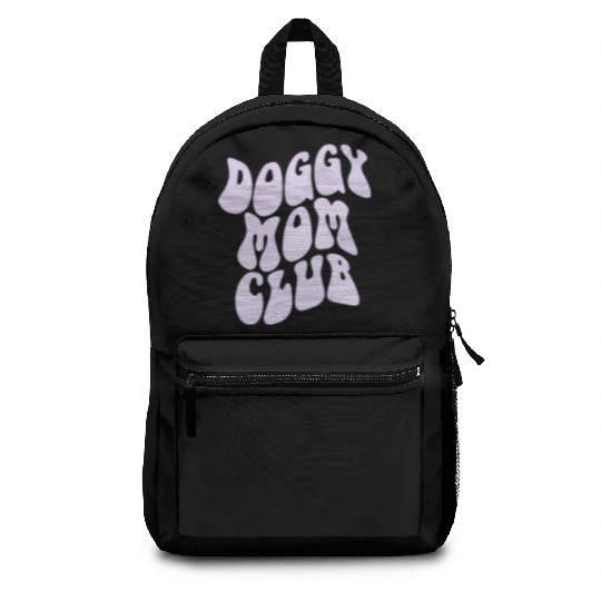 Dog Moms Club retro Pet Lover Backpacks