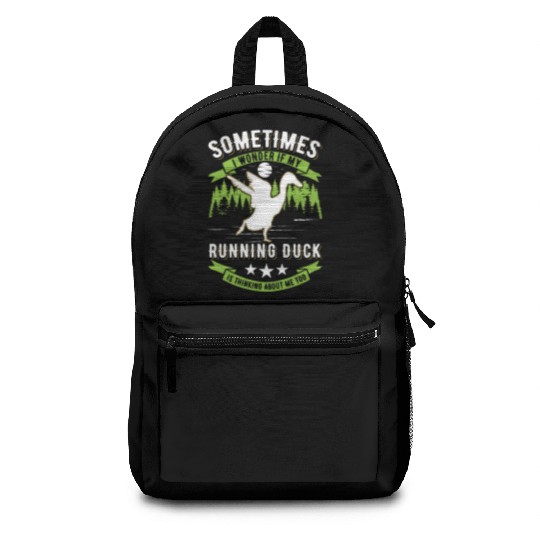 Indian Runner Duck Gift Bottle Backpacks
