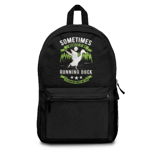 Indian Runner Duck Gift Bottle Backpacks