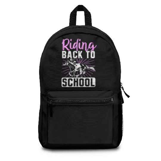 Horse Lover Equestrian Riding Back To School Backpacks