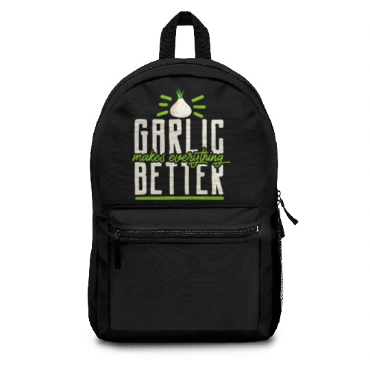 Garlic Garlic Cloves Garlic Lover Cooking Backpacks