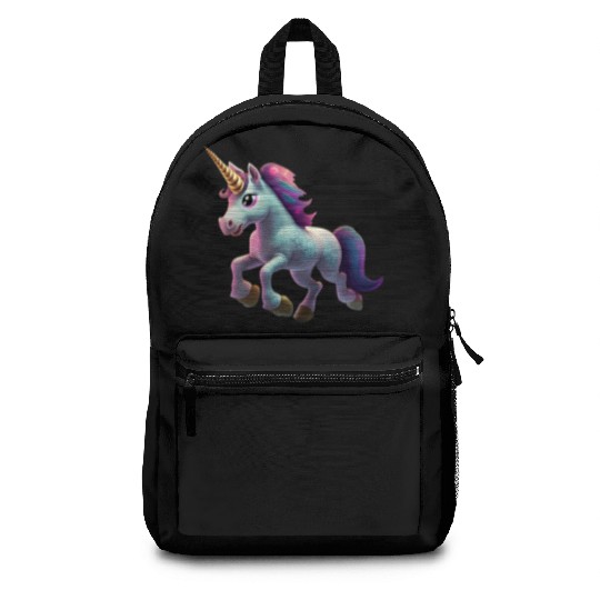 magic unicorn cartoon horse pony Backpacks