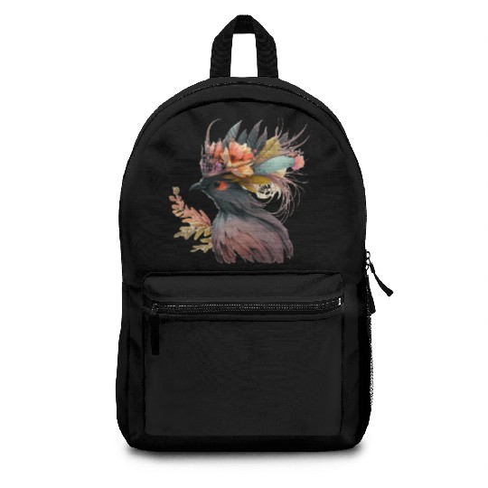 Cute Bird Of Paradise Bird Flower Crown Pet Birds Backpacks