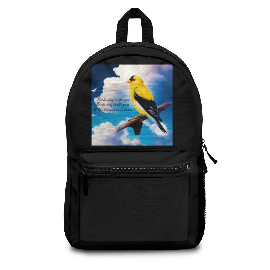 Birds sing Backpacks