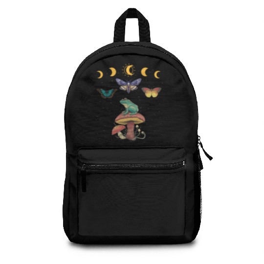 Cottagecore Cottage Core Frog Goblincore Backpacks