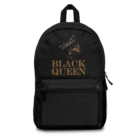 Womens Black Queen Backpacks
