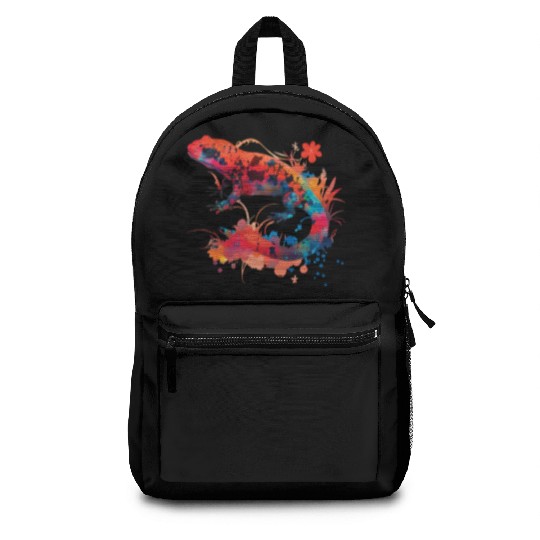 Magical Red Salamander Backpacks