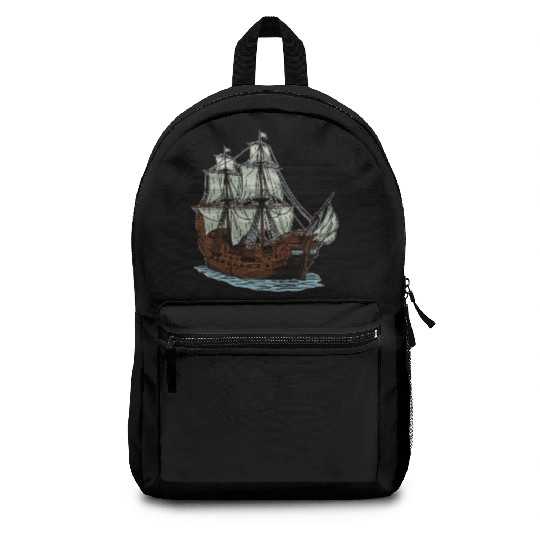 Columbus Day 1492 Ship Backpacks