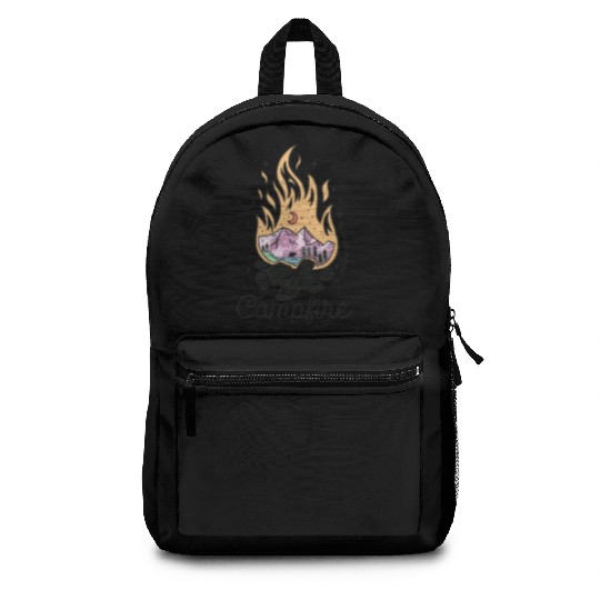 Life Is Better Around The Campfire Backpacks