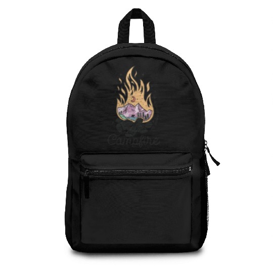 Life Is Better Around The Campfire Backpacks