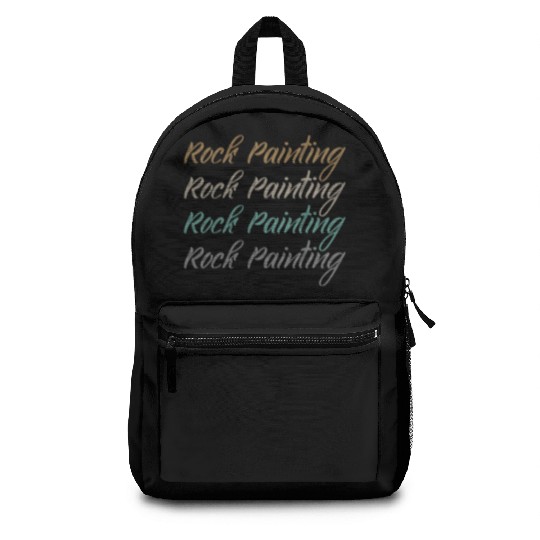 Great Rock Painting Typeset For Rock Painter Backpacks