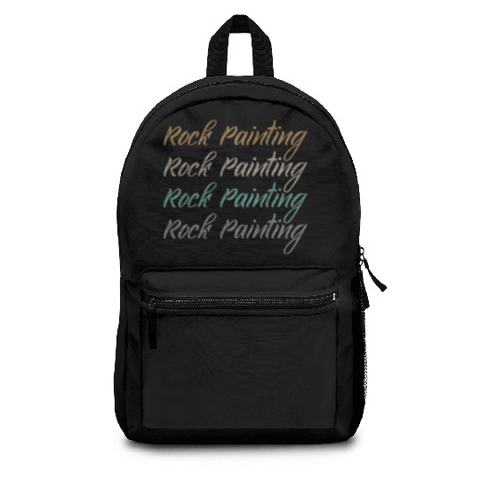 Great Rock Painting Typeset For Rock Painter Backpacks