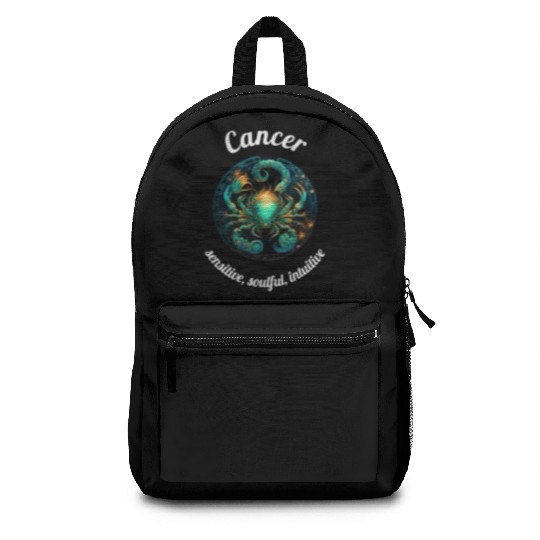 Cancer Zodiac Sign Cancer Astronomy Backpacks
