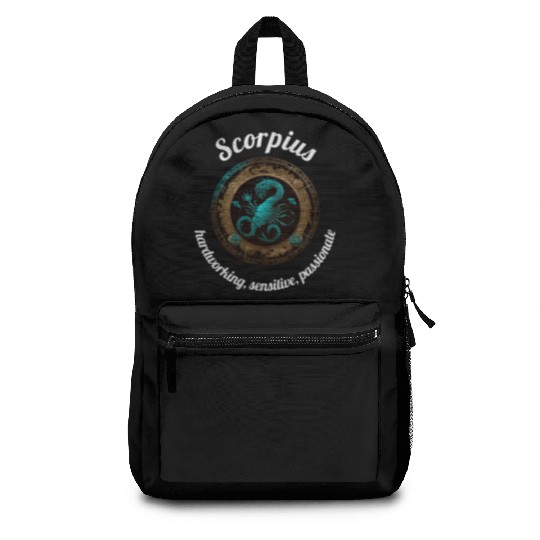 Scorpius Zodiac Sign Scorpio Astronomy Backpacks