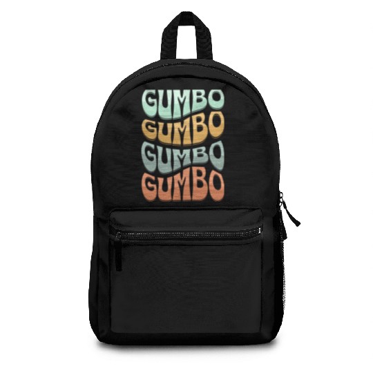 Gumbo Cajun Food Soup Lover Backpacks