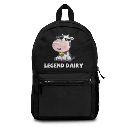 Legend Dairy Cow Farm Funny Cattle Farmer Backpacks