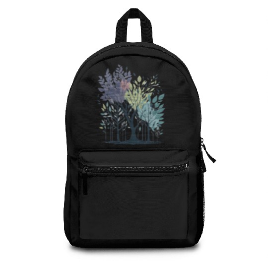 Minimalist spring Trees Backpacks