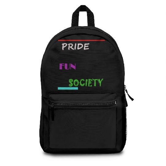 PRIDE FUN SOCIETY Backpacks