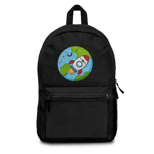 You Rock Et My World Cute Rocket Backpacks