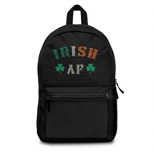Irish Af Funny St Patricks Day Drinking Backpacks