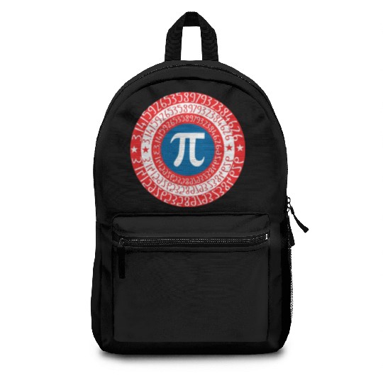 Captain Pi Superhero Shield Backpacks