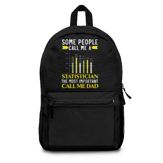 Statistics Numbers Data Science Statistician Dad Backpacks