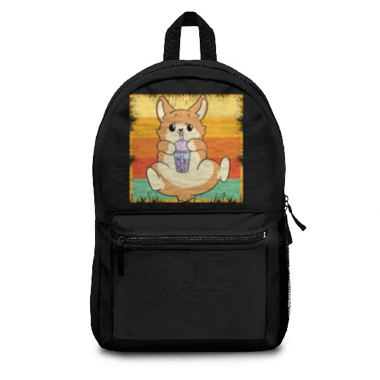 Bubble Tea Lover Boba Tea Drinker Dog Owner Backpacks