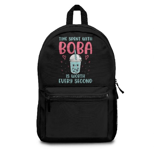 Bubble Tea Lover Boba Tea Drinker Korean Drink Backpacks