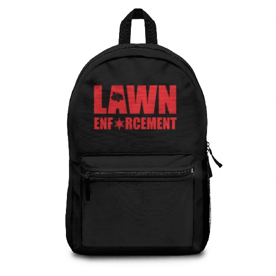 Funny Lawn Enforcement Outfit Grass Cutting Backpacks