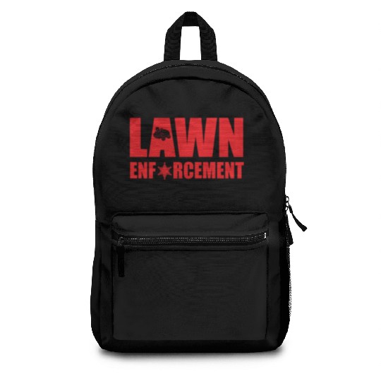 Funny Lawn Enforcement Outfit Grass Cutting Backpacks