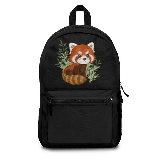 Red Panda In Nature Backpacks