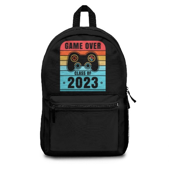 Game Over Class Of 2023 Backpacks Students Funny 2023