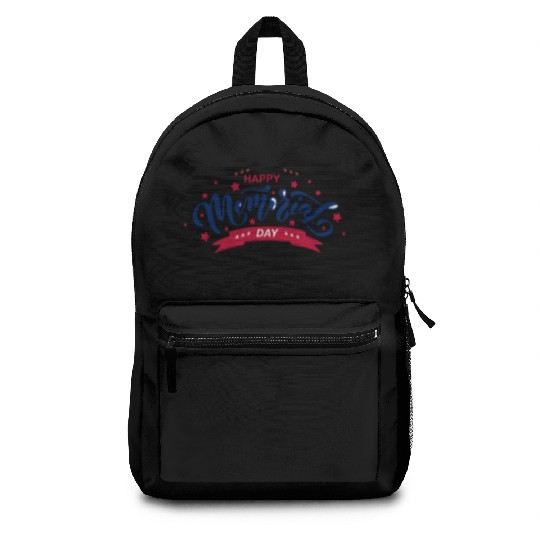 HAPPY MEMORIAL DAY Backpacks