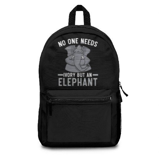 Elephant Lover Wildlife Animal Zoo Zookeeper Backpacks