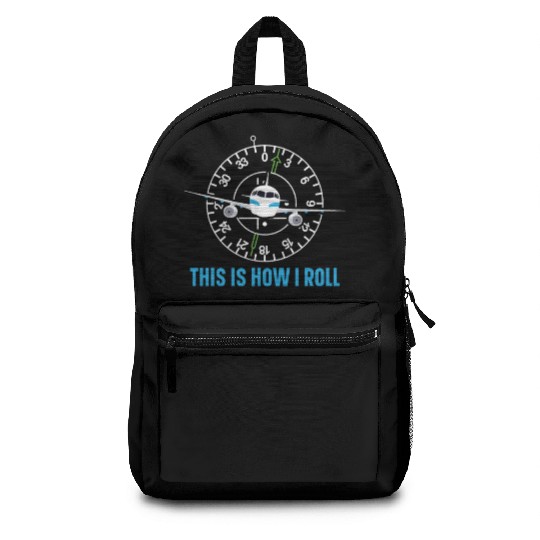 Airplane Plane Pilot Aviator Sky Flight Instructor Backpacks