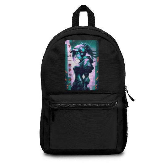 Neon Nights: A Cyberpunk Design 6 Backpacks