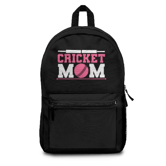 Cool Cricket Mom For Cricket Sports Lover Backpacks