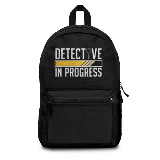 Detective In Progress Law Enforcement Fingerprint Backpacks