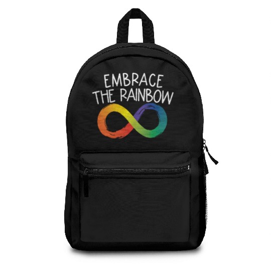 Embrace The Rainbow Infinity Autism Neurodiversity Backpacks