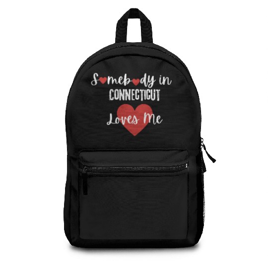 Somebody in Connecticut Loves Me Backpacks