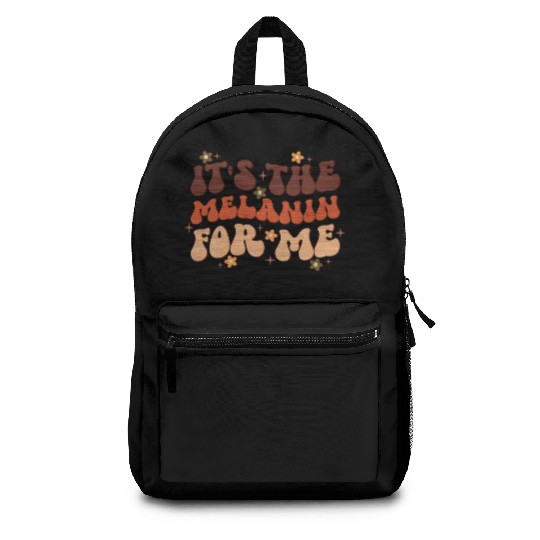 It's The Melanin For Me, Independence Day Backpacks