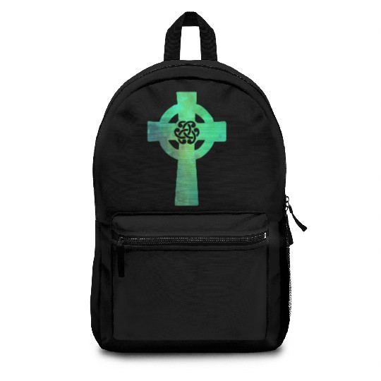 Irish Celtic Cross Knot St Patrick'S Day Christian Backpacks