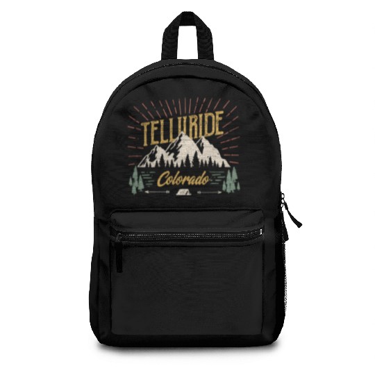 Telluride Colorado Mountain 80S Style Backpacks