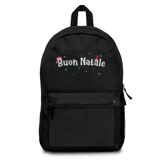 Buon Natale Italian Backpacks