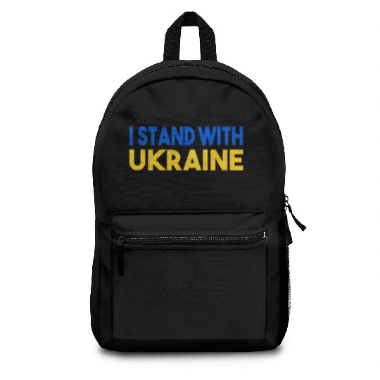 Ukraine Flag I Stand With Ukraine Mens Backpacks