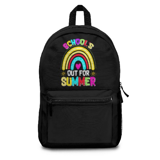 Schools Out For Summer Teacher Last Day Of School Backpacks