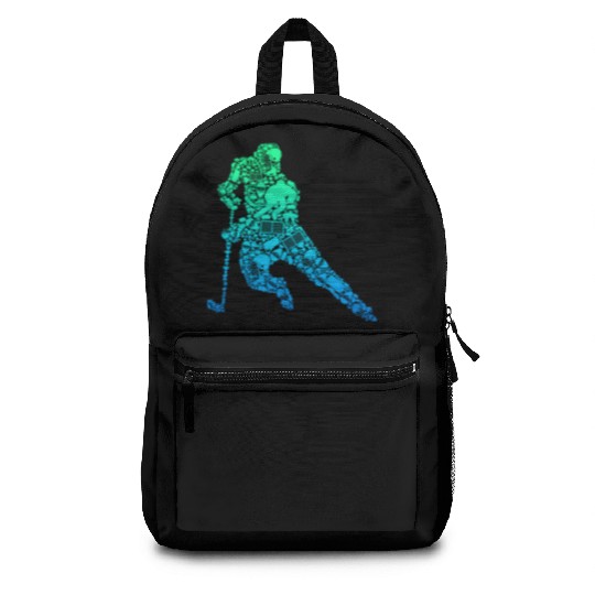 Hockey Player Ice Hockey Youth Backpacks