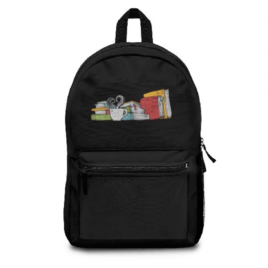 Tea And Book Reading Backpacks